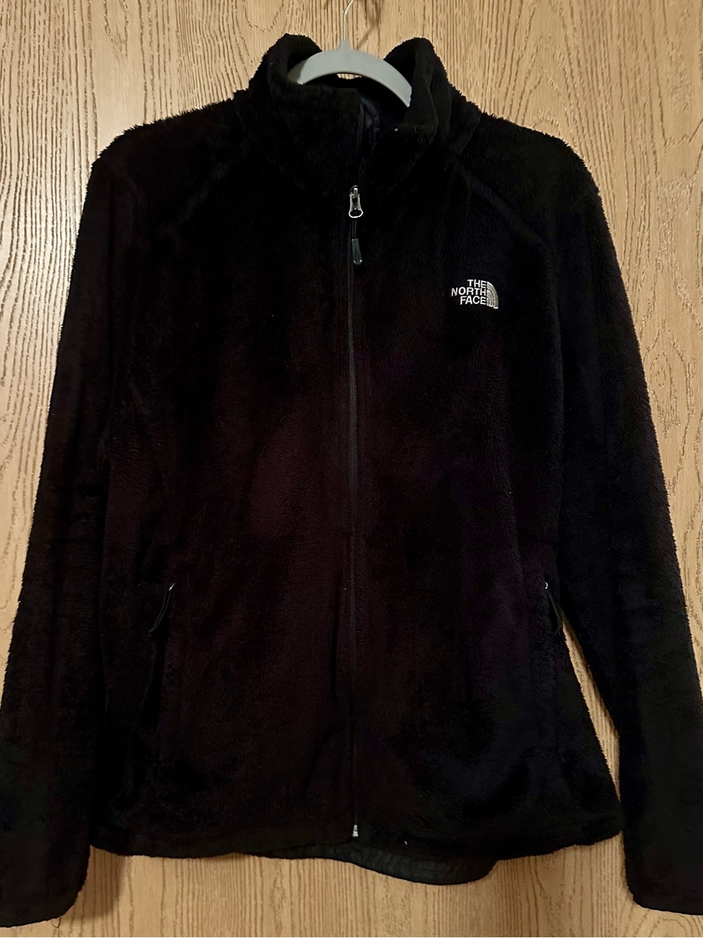 The North Face Black Teddy Fleece Jacket - Full Zip